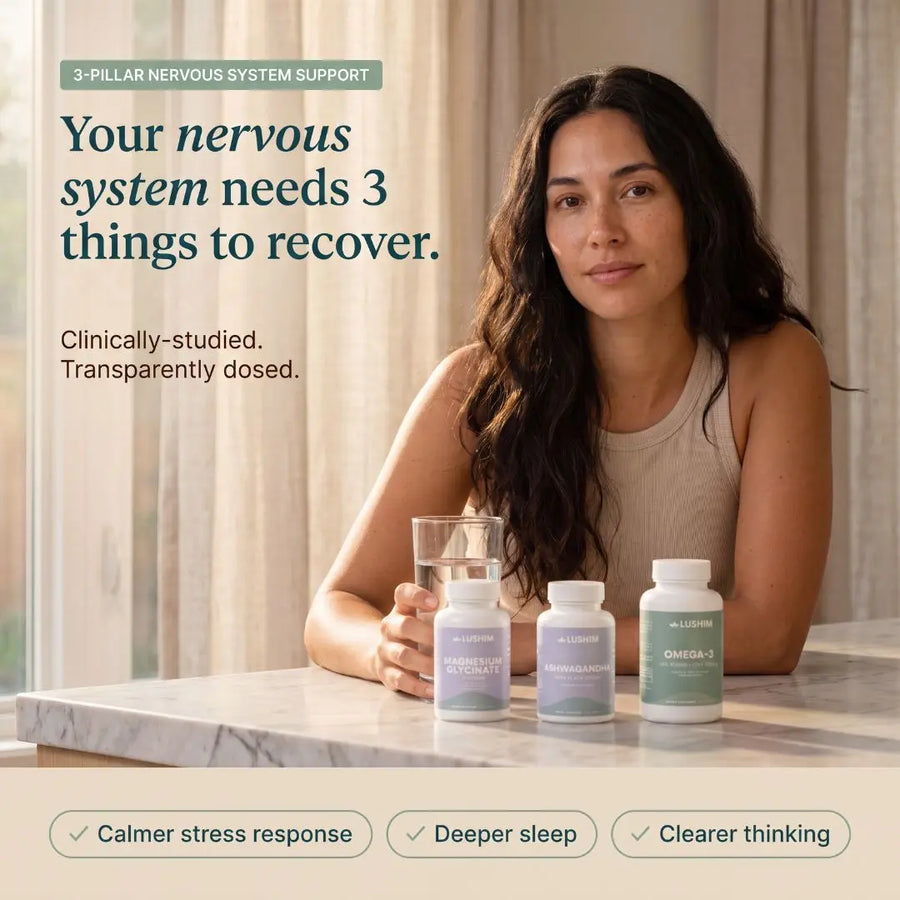 Stress relief and nervous system support supplement