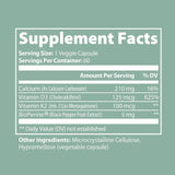 Vitamin D3 + K2 supplement fact LUSHIM